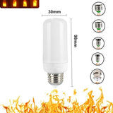 LED-lampor med flameffekt