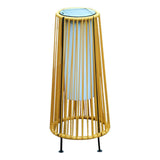 Solar LED Rattanlampa – Stor utomhusbelysning i oval design för trädgård och terrass Carvallo