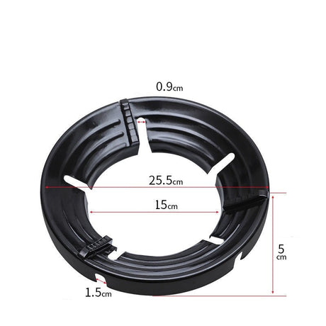 Gasspis Energisparskiva-Kitchen-Hemnix-Svart- 5 hål-Hemnix
