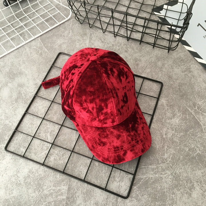 Sammet Kvinnor Cap-Accessories-Hemnix-Hemnix