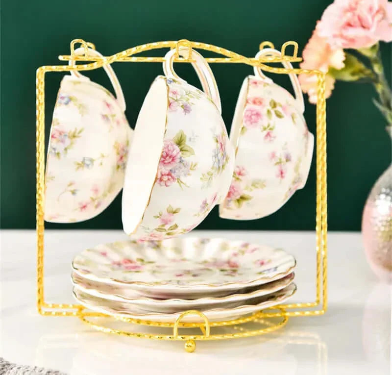 Luxury Bone China Coffee Cup – Utsökt porslinshantverk MILA Sverige