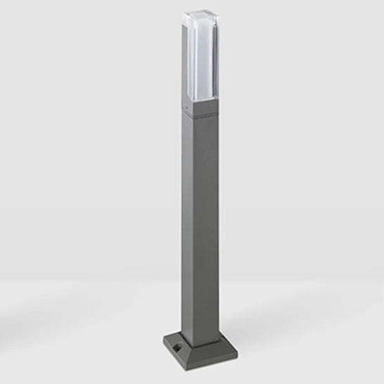 Modern LED Trädgårdslampa med fast bas - IP65 Vattentålig - 10W - Aluminium - Varm/Kall Vit - Utomhuslandskapsbelysning Carvallo