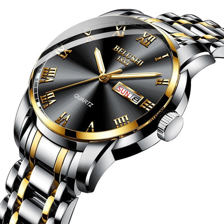 Lysande Herrklocka-Watches for men-Hemnix-Svart Guld-Hemnix