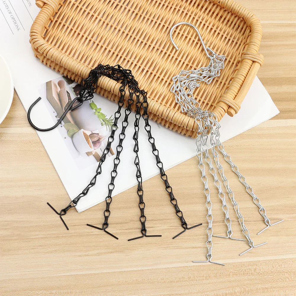 Stabila växtupphängare med kedjor – Robust upphängning för blomkrukor och trädgårdsväxter Carvallo