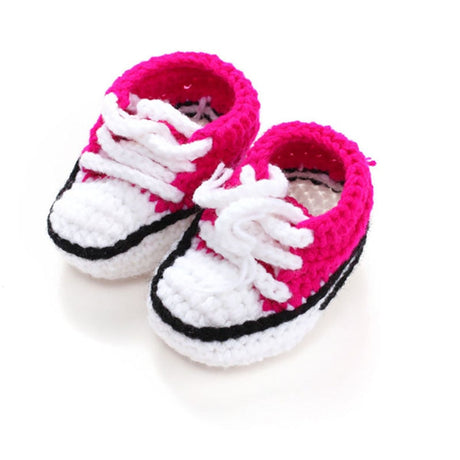 Stickade skor med snörning-Kids-Bellasverige-Fuchsia-11cm-Hemnix