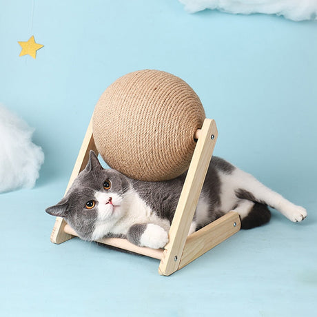 Katt Skrapa och rulla boll leksak-Animals-Hemnix-L-typ-Liten-Hemnix