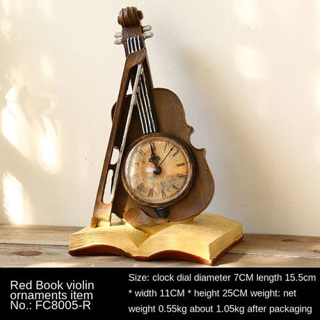 Tidlös Elegance skrivbordsklocka – antikinspirerad accent MILA Sverige