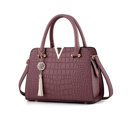Väska i krokodilskinn-Accessories-Bellasverige-Lila-Hemnix