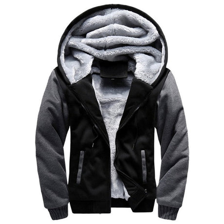 Män vinter fleece jacka Bellasverige