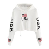 USA Crop Tröja-Clothes for women-Hemnix-Hemnix