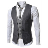 Män Business väst kostym-Clothes for Men-Hemnix-Mörkgrå-M-Hemnix