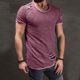 Shredded Tee för män-Clothes for Men-Hemnix-Lila-XS-Hemnix
