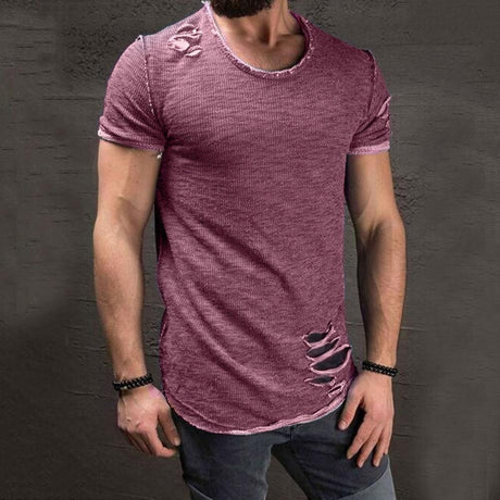 Shredded Tee för män-Clothes for Men-Hemnix-Lila-XS-Hemnix