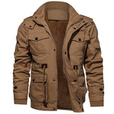 Commanders Jacka - Varm, bekväm och vindtät-Clothes for Men-Hemnix-Kaki-M-Hemnix
