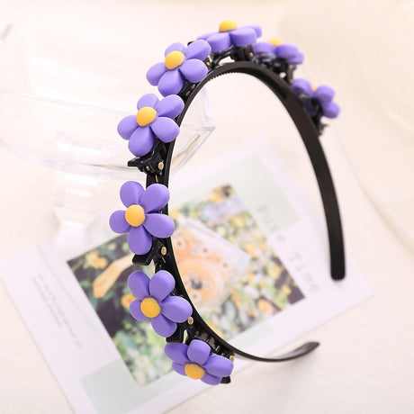 Söt prinsessa frisyr hårnål-Accessories-Hemnix-Lila blomma-Hemnix