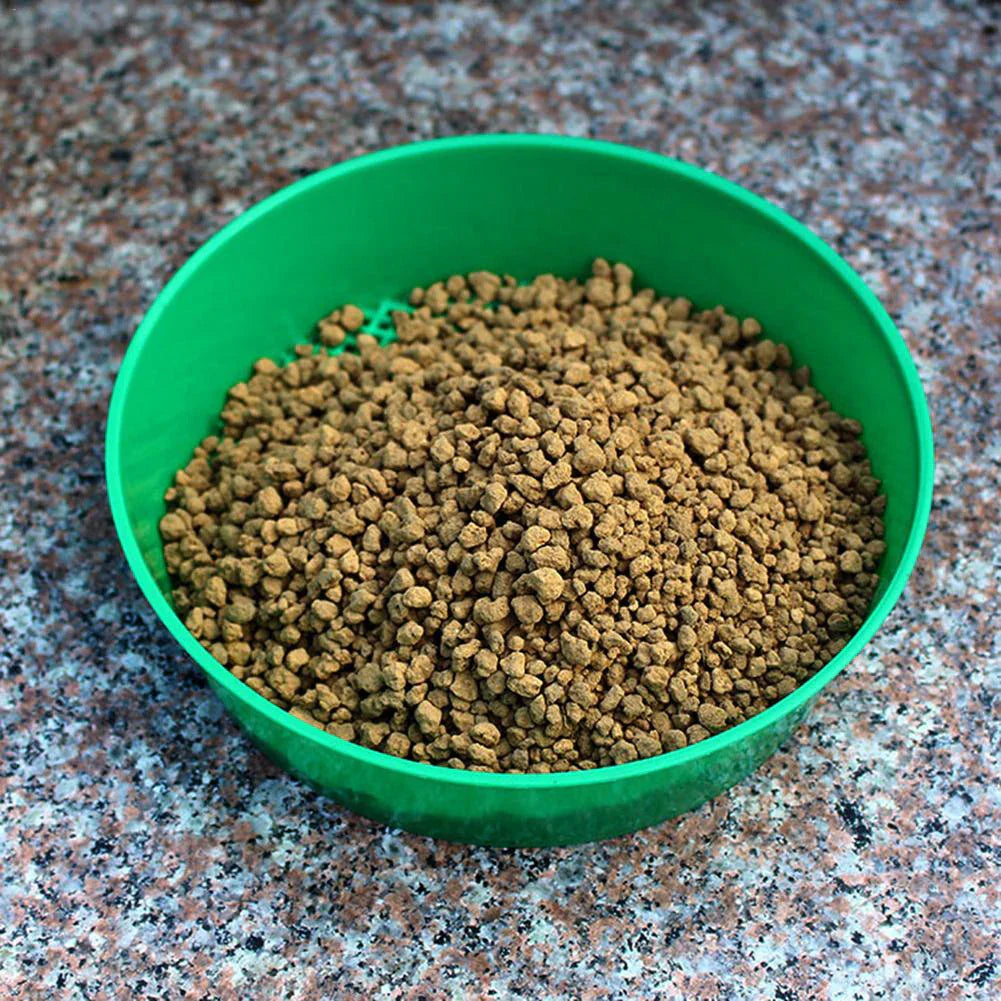 Carvallo SoilClean Plastgolvssil Ø 21 cm | 0.3 cm silöppning | För jord, stenar & substrat | Ideal för balkong- & krukväxter Carvallo