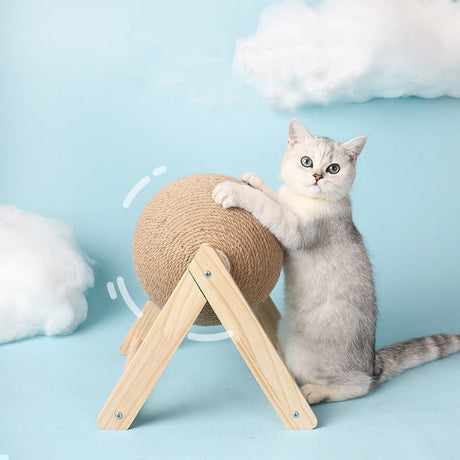 Katt Skrapa och rulla boll leksak-Animals-Hemnix-V-typ-Liten-Hemnix