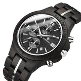 Träklocka för män-Watches for men-Hemnix-Svart sandal-Hemnix