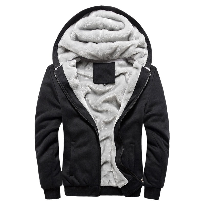 Män vinter fleece jacka Bellasverige