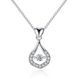 Vattendroppe Crystal hängande halsband-Jewelry-Hemnix-Hemnix