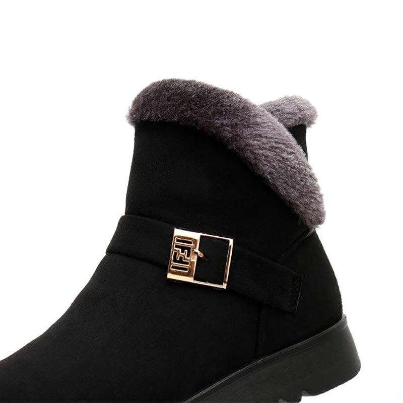 Plysch Snöstövlar för Kvinnor-Shoes for Women-Bellasverige-Hemnix