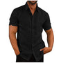 Polo shirt med knapp för män-Clothes for Men-Hemnix-Svart-M-Hemnix