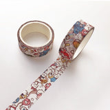 Kawaii dekorativ Washi Tape (uppsättning av 5)-DIY-Hemnix-A-Hemnix