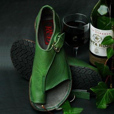 Sandaler med spänneband-Shoes for Women-Hemnix-Grön-35-Hemnix