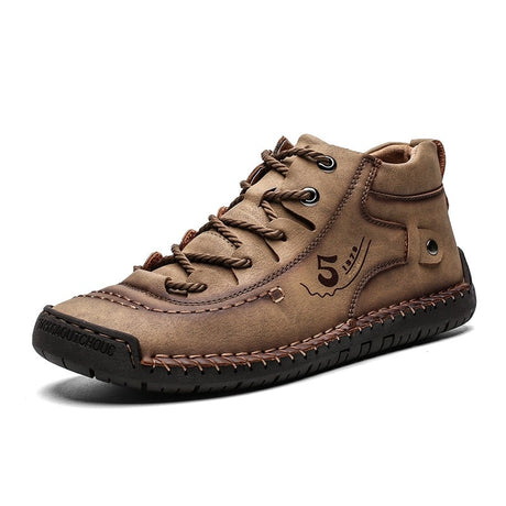 Vintage Läderstövlar-Shoes for Men-Hemnix-Kaki-39-Hemnix