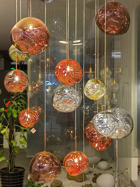 Ljusande Stilla Färgglada Taklampor Carvallo