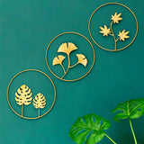 LuxiLeaf - Guld väggdekoration Carvallo