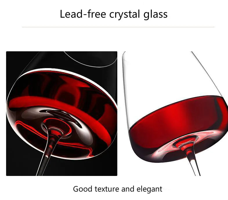 LuxeGlass - Handgjorda kristallglas för vin och champagne MILA Sverige