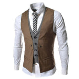Män Business väst kostym-Clothes for Men-Hemnix-Kaffe-M-Hemnix