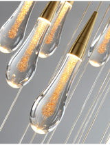 LumaDrop – Kristall Teardrop Taklampa med Elegant Skimmer Hemnix