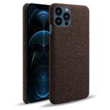 iPhone tygfodral-Phone Accessories-Hemnix-Brun-För iPhone X/XS-Hemnix