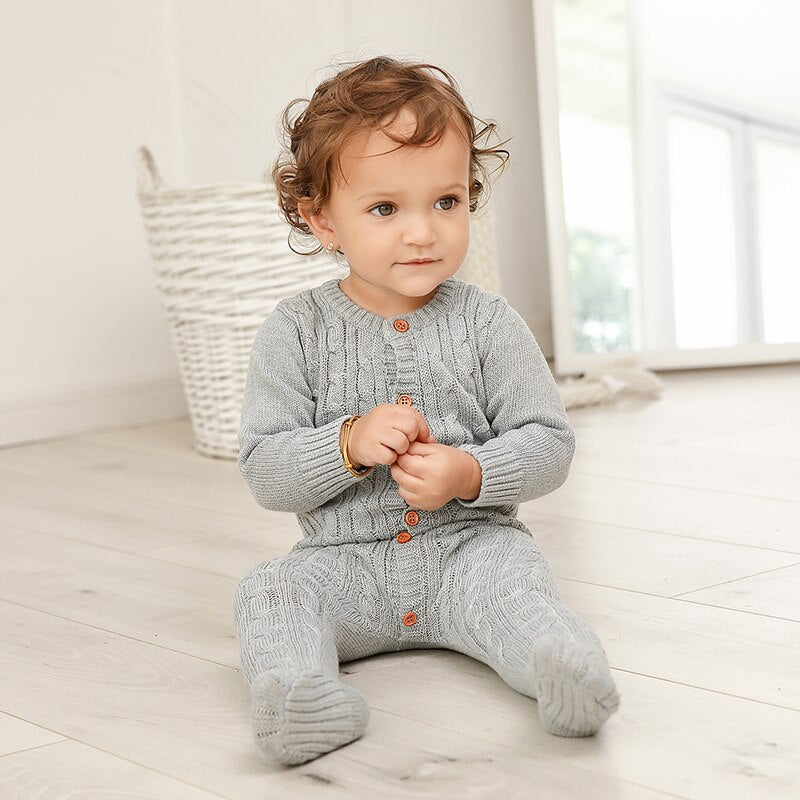Stickad barn Romper-Kids-Hemnix-Hemnix
