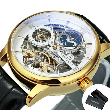 Forsining Män Skeleton Watch-Watches for men-Hemnix-GULDEN WHITE-Hemnix