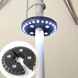 Carvallo LUMIROOF | 3 ljusstyrkenivåer | Trådlös & verktygsfri | För trädgård, balkong & camping Carvallo