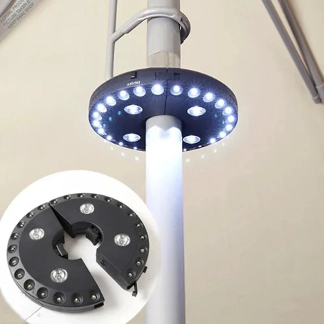 Carvallo LUMIROOF | 3 ljusstyrkenivåer | Trådlös & verktygsfri | För trädgård, balkong & camping Carvallo