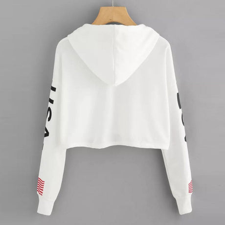 USA Crop Tröja-Clothes for women-Hemnix-Hemnix