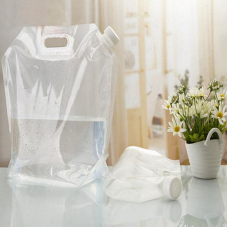 Carvallo Outdoor-Vattenbärväska Hydrilo FlexBag | 5 L / 10 L / 15 L | Med bärhandtag | Lätt & Kompakt | För Vandring, Camping & Resor Carvallo