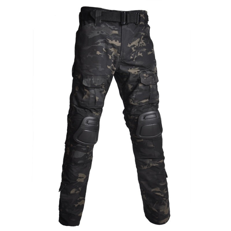 Taktiska stridsbyxor-Clothes for Men-Hemnix-Svart kamouflage-M(60-70kg)-Hemnix