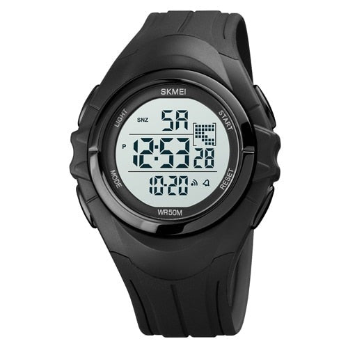 Militär digital klocka-Watches for men-Hemnix-Svart-vit-Hemnix
