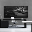 Chase Your Dream – Motivationsposter med Lyxig Sportbil på Canvas Hemnix