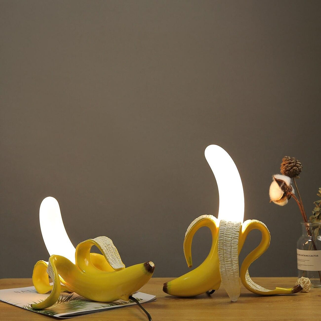 LuminaBanana Lamp - Dekorativ bananbordslampa Carvallo