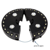 Carvallo LUMIROOF | 3 ljusstyrkenivåer | Trådlös & verktygsfri | För trädgård, balkong & camping Carvallo