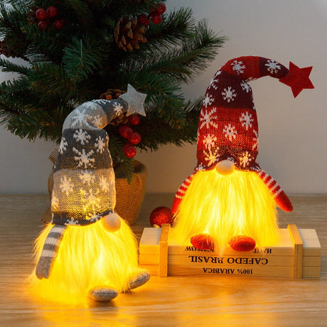 Upplyst Jultomte-Home-Hemnix-Röd-Hemnix
