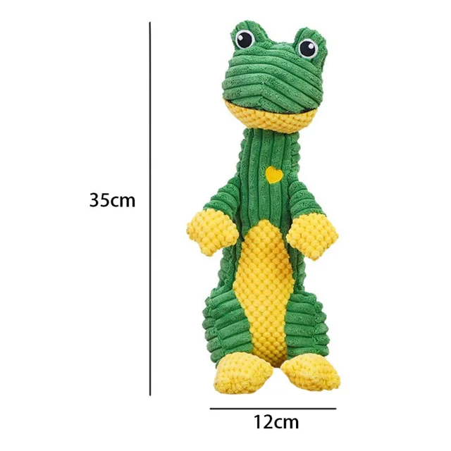 Furora Indestructible Plush Hundleksak – Mjuk & Hållbar Tuggleksak för Aggressiva Tuggare Carvallo