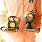 Tidlös Elegance skrivbordsklocka – antikinspirerad accent MILA Sverige