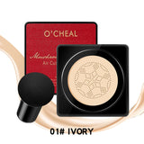 Carvallo Cream Cushion Set Luméa Glow | Med Mushroom-applikator | 4-delad i presentlåda | Foundation & Concealer i ett Carvallo